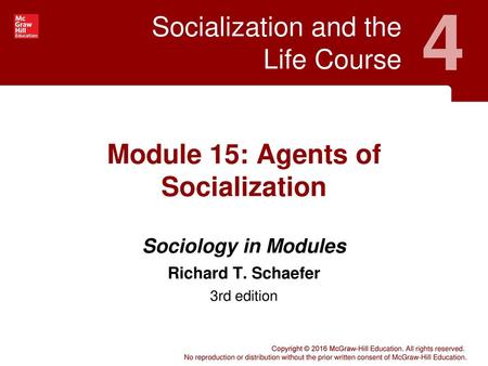 Module 15: Agents of Socialization