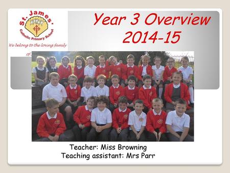 Year 3 Overview Teacher: Miss Browning