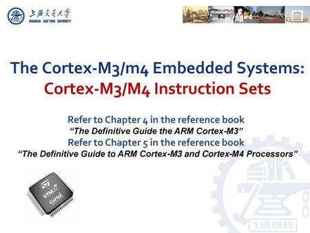 The Cortex-M3/m4 Embedded Systems: Cortex-M3/M4 Instruction Sets