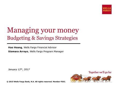 Managing your money Budgeting & Savings Strategies