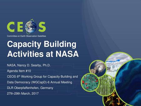 Capacity Building Activities at NASA