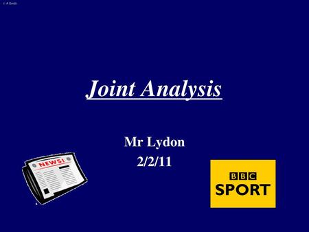 Joint Analysis Mr Lydon 2/2/11.