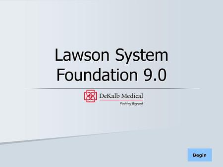 Lawson System Foundation 9.0