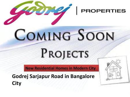Godrej Sarjapur Road in Bangalore City
