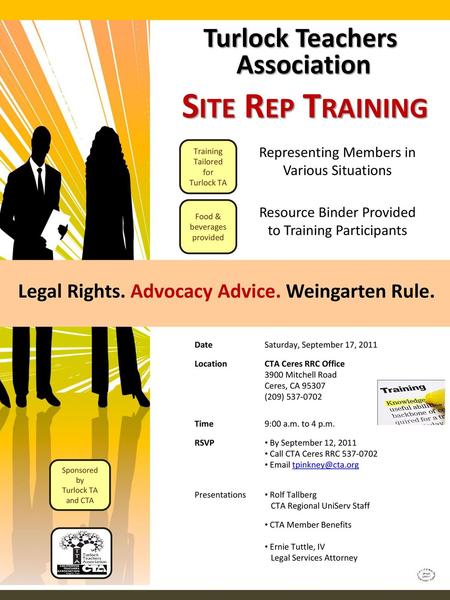 Legal Rights. Advocacy Advice. Weingarten Rule.