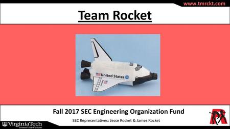 Fall 2017 SEC Engineering Organization Fund