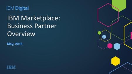 IBM Marketplace: Business Partner Overview
