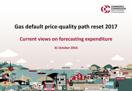 Gas default price-quality path reset 2017