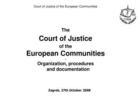 Court of Justice of the European Communities