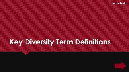 Key Diversity Term Definitions