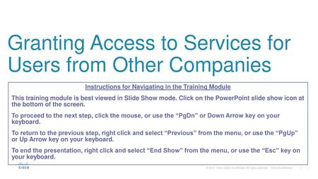 Granting Access to Services for Users from Other Companies