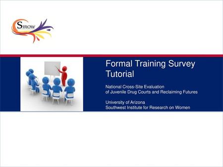 Formal Training Survey Tutorial