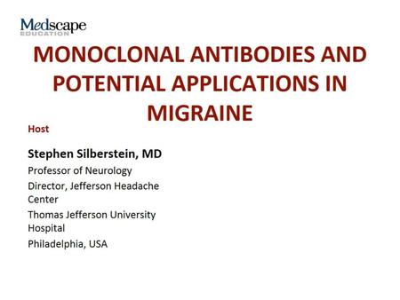 MOnoclonal antibodies and potential applications in migraine
