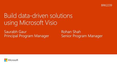 Build data-driven solutions using Microsoft Visio
