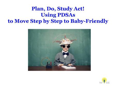 Plan, Do, Study Act! Using PDSAs to Move Step by Step to Baby-Friendly