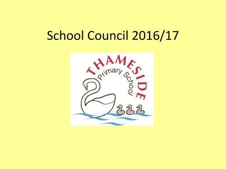 School Council 2016/17.