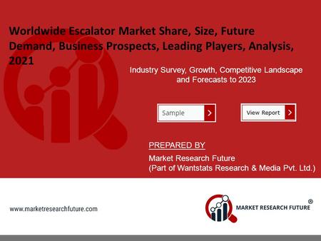 Worldwide Escalator Market Share, Size, Future Demand, Business Prospects, Leading Players, Analysis, 2021 Industry Survey, Growth, Competitive Landscape.