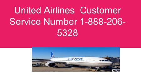 United Airlines Customer Service Number