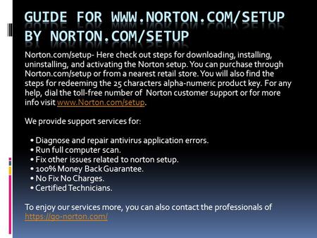 Norton.com/MyAccount

