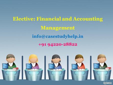 Elective: Financial and Accounting Management