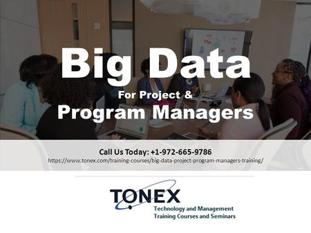 Big Data For Project & Program Managers