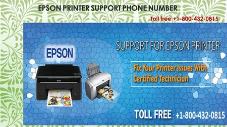 EPSON PRINTER SUPPORT PHONE NUMBER Toll free