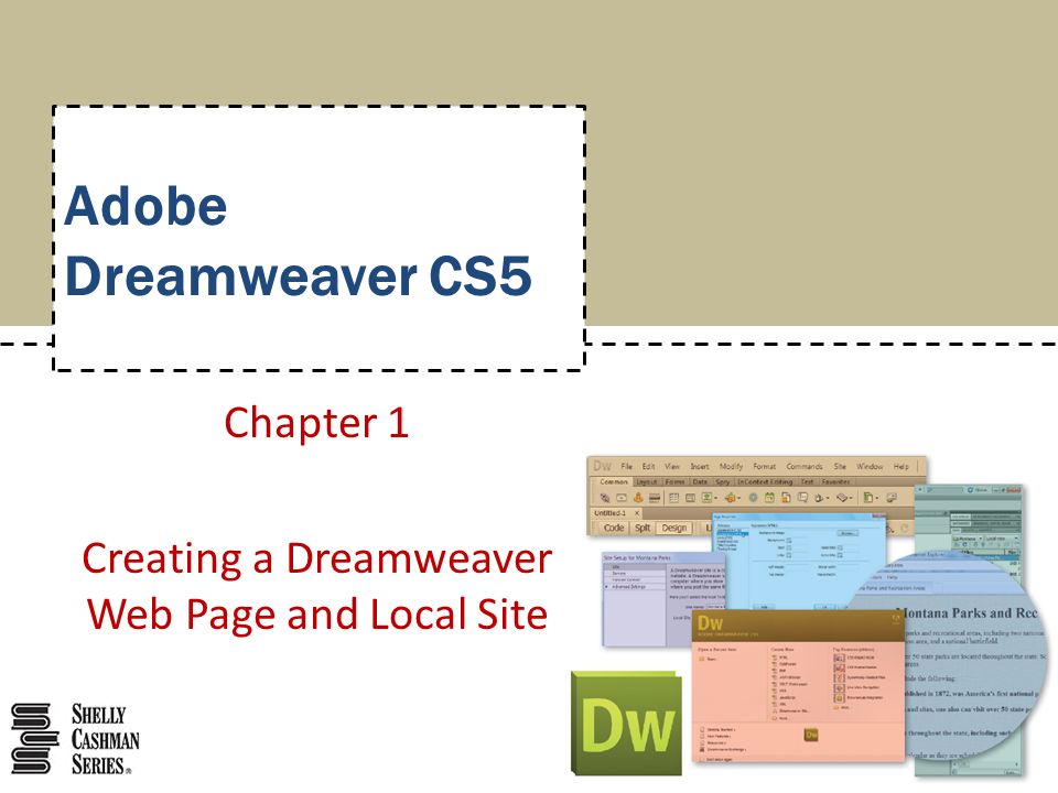 Chapter 1 Creating a Dreamweaver Web Page and Local Site - ppt video online  download