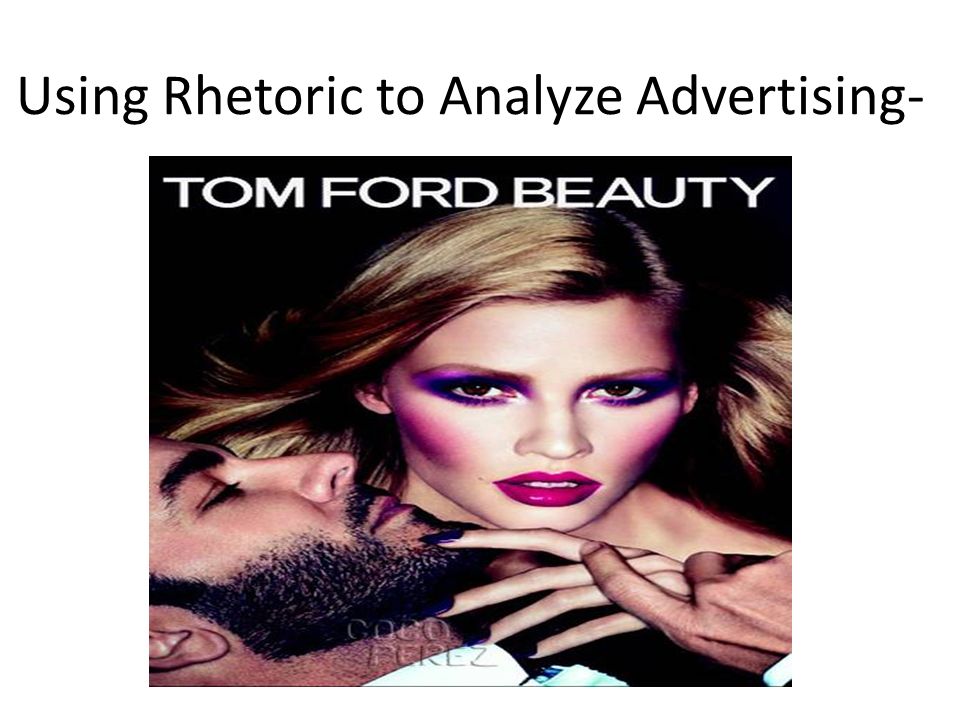 examples of rhetorical analysis of an advertisement