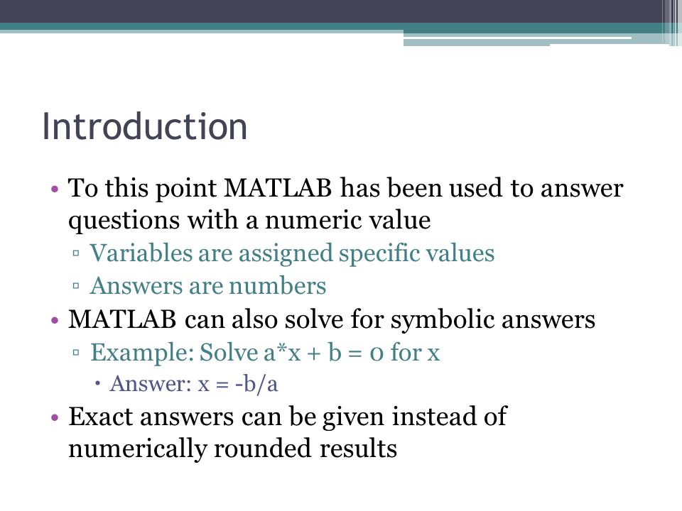 matlab symbolic toolbox plugging in numbers for constants
