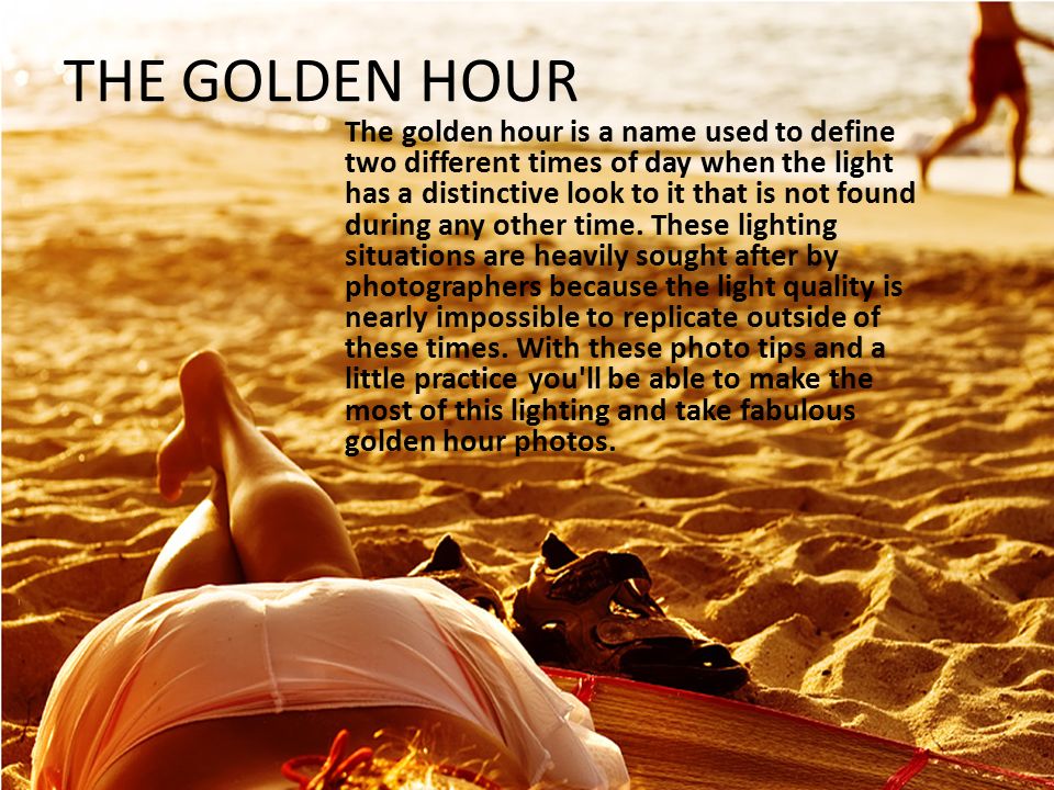 What Does Golden Hour Mean? 