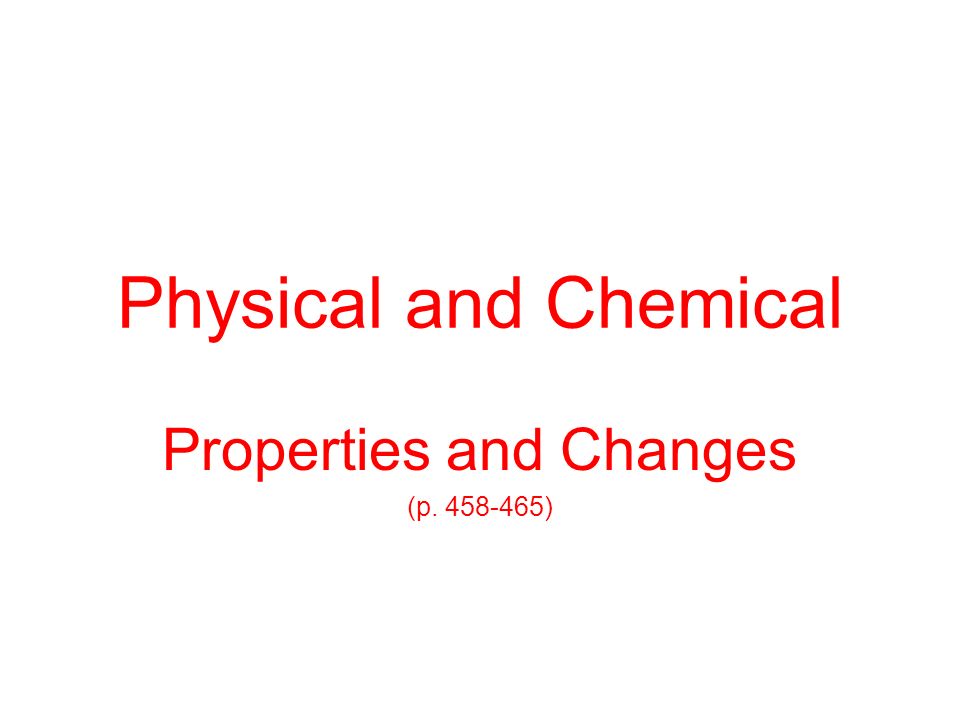 Worksheet 2 physical chemical properties changes