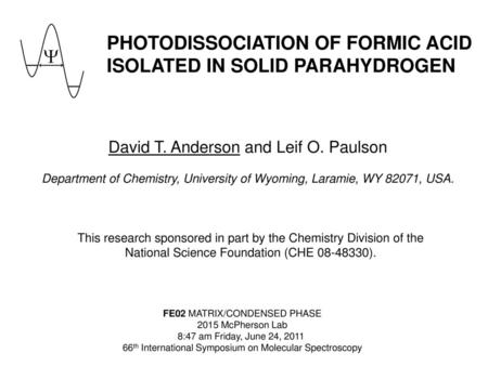PHOTODISSOCIATION OF FORMIC ACID ISOLATED IN SOLID PARAHYDROGEN Y