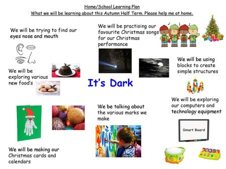 Home/School Learning Plan