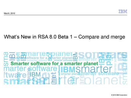 What’s New in RSA 8.0 Beta 1 – Compare and merge