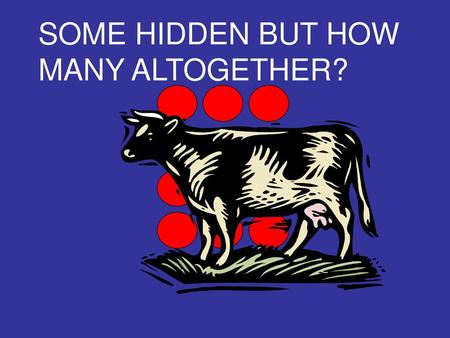 SOME HIDDEN BUT HOW MANY ALTOGETHER?