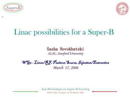 Linac possibilities for a Super-B