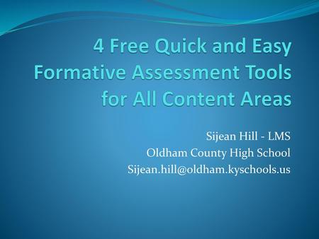 4 Free Quick and Easy Formative Assessment Tools for All Content Areas