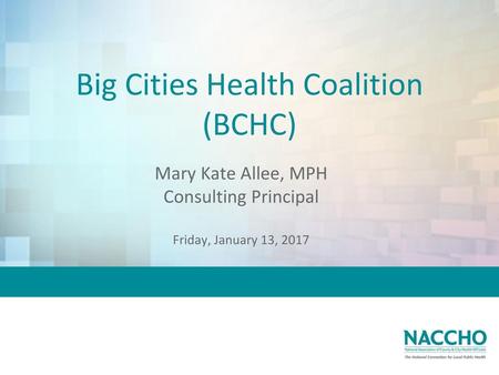 Big Cities Health Coalition (BCHC)