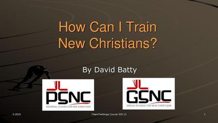How Can I Train New Christians?