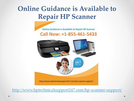 Online Guidance is Available to Repair HP Scanner