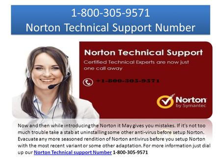 Norton Technical Support Number 1-800-305-9571