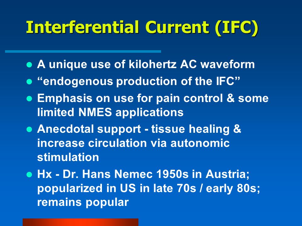 Transcutaneous Electrical Nerve Stimulation (TENS) & Interferential Current  Therapy (IFC) - Dubai Healthcare City