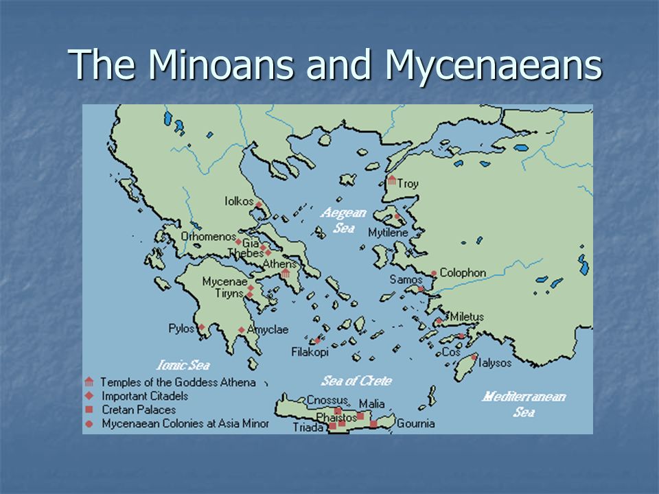 minoans civilization map