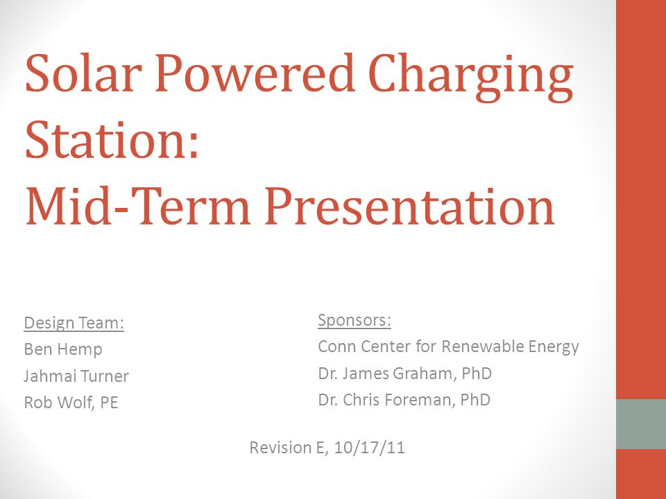 Solar charging station for electric vehicles ppt deals