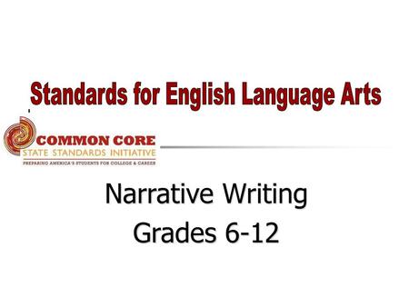 Narrative Writing Grades 6-12