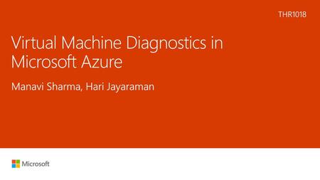 Virtual Machine Diagnostics in Microsoft Azure