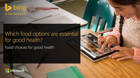 Which food options are essential for good health?