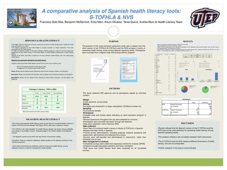 A comparative analysis of Spanish health literacy tools: