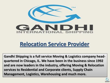 Relocation Service Provider