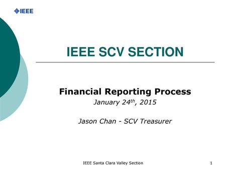 Financial Reporting Process